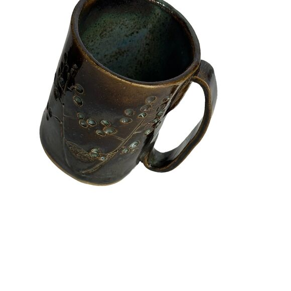 pottery coffee pour over set Artist Signed Handmade Studio Art - Picture 14 of 16